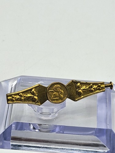 Broche angelot plaque or - angelot,