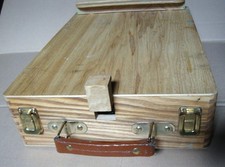 Boîte chevalet d'art en bois pour artistes peintres