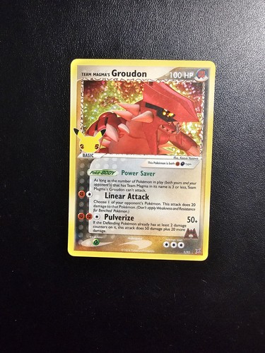 Team magma groudon 95 - team, 9/95