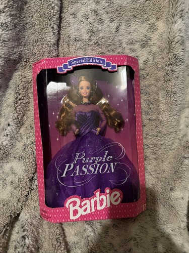 Barbie doll mattel purple - doll,
