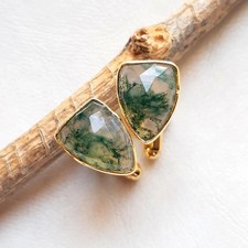 Mousse Agate Boutons dans