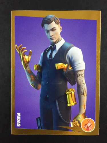 Midas sticker panini fortnite - sticker,