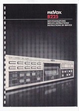 Manuel De Service Pour Revox B