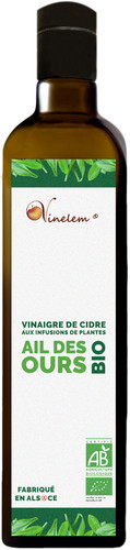 Vinaigre cidre bio ail des - de,