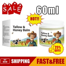 Tallow & Honey Balm，Tallow Face Moisturizer, Beef Tallow for Skin,  F|NeW