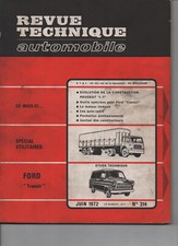 FORD Transit MK1 moteur essence 1.3 1.5 1.7 REVUE TECHNIQUE RTA camion