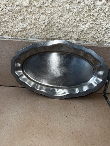 Plat ovale inox x - ,