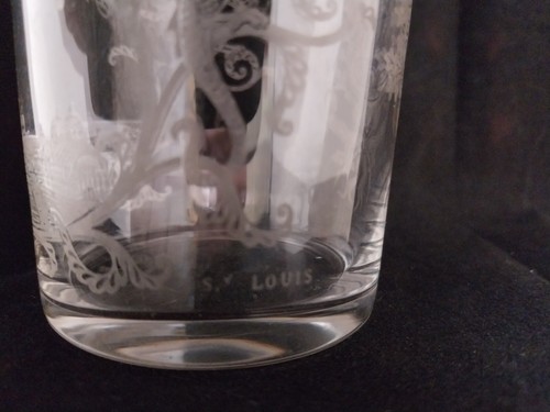 Ancien verre gobet - gobet, louis