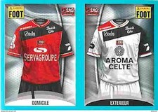 Stickers Panini France Foot 2016-2017 - 216 - Guingamp - Guingamp Maillot Domici