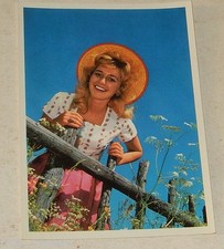 Carte Photo AGFA 5 Jeune femme au chapeau : Reproduction tirage papier AGFACOLOR