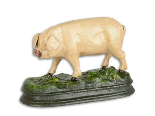 Une figurine fonte - une,