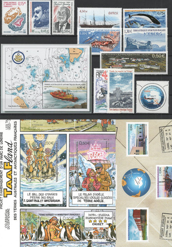Timbres taaf année 2004 - timbres,