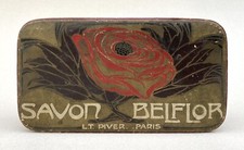 Boîte à savon ancienne Belflor de Piver