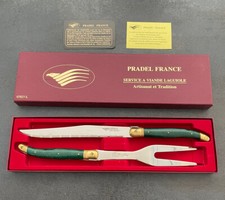 LAGUIOLE Pradel France Coffret Couverts Service A Viande Neuf