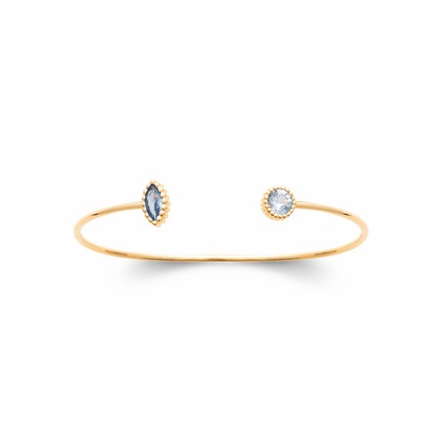 Bracelet jonc plaqué - , or