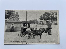 CPA les Petits Métiers De Paris les voitures de chevres enfants attelage