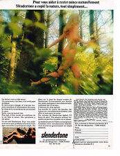 PUBLICITE ADVERTISING 054  1978   SLENDERTONE   la gymnastique  automatique
