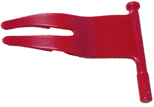 Playmobil drapeau rouge foncé - drapeau,