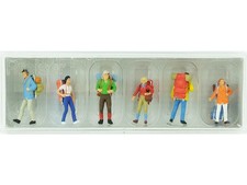 PREISER 6 randonneurs avec