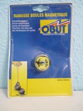 AIMANT RAMASSE BOULES DE PETANQUE MAGNETIQUE Jaune Marque OBUT Made in France