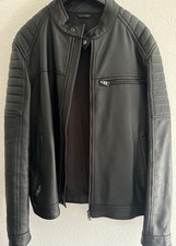 Blouson homme style biker noir