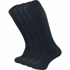 Chausettes de contention pour femmes et hommes | 4 paires | Mi-bas pour voyag...