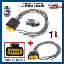 2 Fiche Electrique Avec Cable Feux Arriere Compatible Renault Megane 2 Phase 2