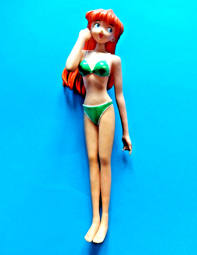 Figurine rousse manga pin - manga, pin-up