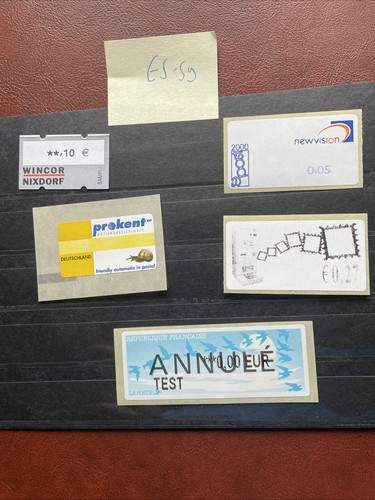Impressions test timbres de - impressions,