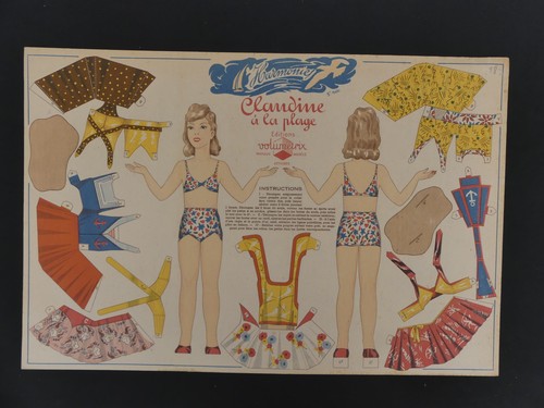 Ancienne planche decoupage - ancienne,