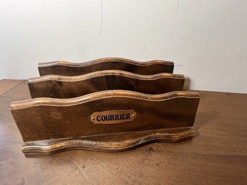 Ancien trieur courrier bois - ancien,