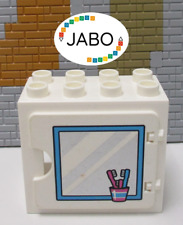 (H11/17) Armoire de toilette LEGO Duplo pour salle de bain maison ferme Ponnyhof