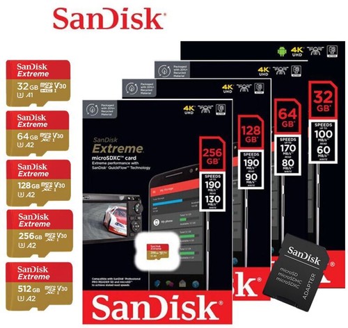 Sandisk extreme 32go 64go - extreme,