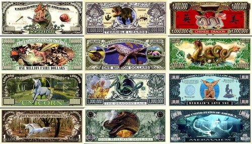 Lot billets dollars - billets,
