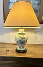 Lampe En Porcelaine Style