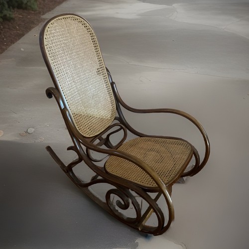 Vintage 1960s bentwood rocking - vintage,