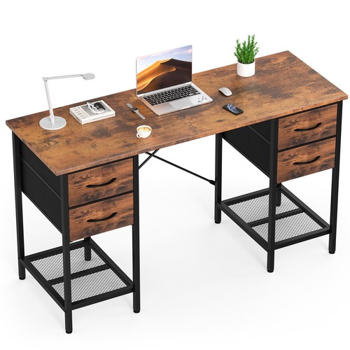 Computer desk with - drawers,, 55