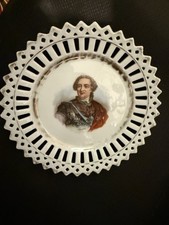 Saxe Assiette Porcelaine