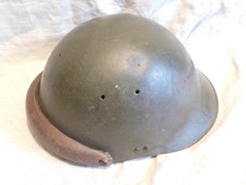 FRANCE 39-45 : CASQUE TANKISTE Mle 1935 COULEUR D'ORIGINE / BEL ETAT