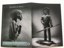Armure îles Kiribati, Masque Sepik, Singe Baoulé - Carton d'expo, BRAFA ART FAIR