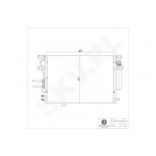 Condenseur climatisation - condenseur, de