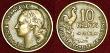 FRANCE 10 francs 1953B