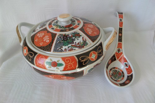 Soupiere louche porcelaine - et,