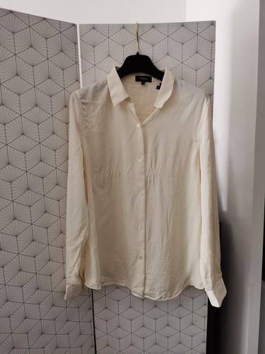 Chemise écrue soie - chemise,