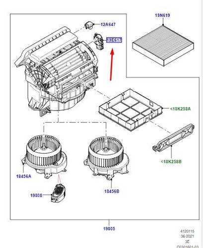 Moteur pas chauffage - moteur, de