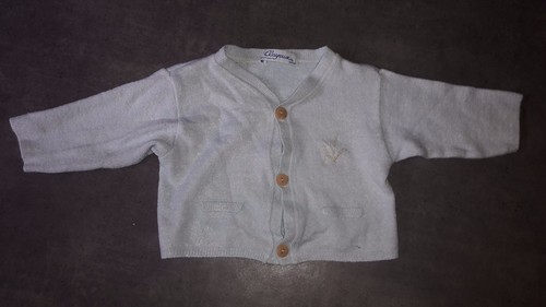 Gilet cardigan bleu ciel - ou,