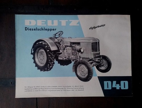 Brochure originale tracteur - brochure,