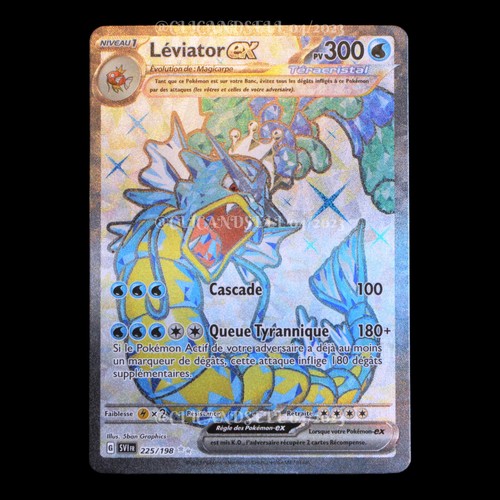 Carte pokémon léviator - carte, ex