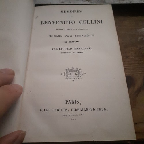 Mémoires benvenuto cellini - de,
