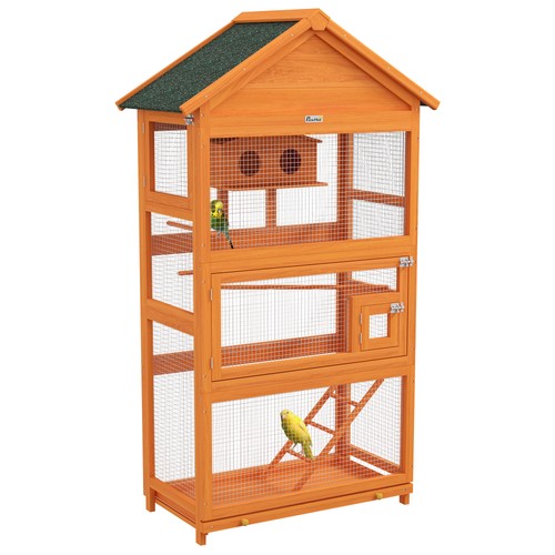 Pawhut cage oiseaux - pawhut, à